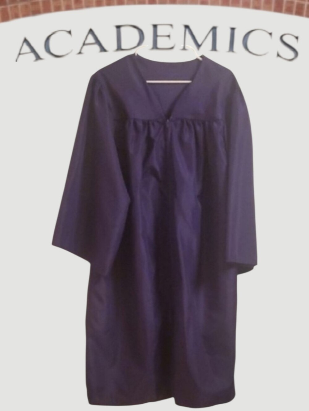 Jostens Gown Women's Size 5' 1" - 5' 3" Purple Graduation Gown Proper Attire
